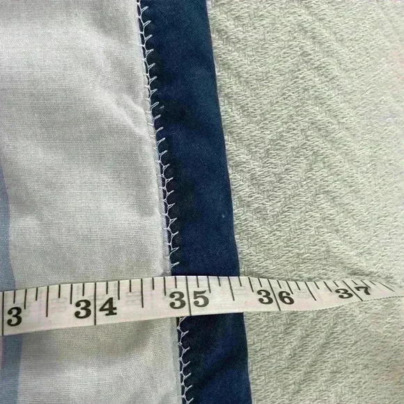 Baby Quilt Blanket Blue Bunnies Patchwork Handmade Size 35.5x43in Boy Or Girl - Picture 5 of 7